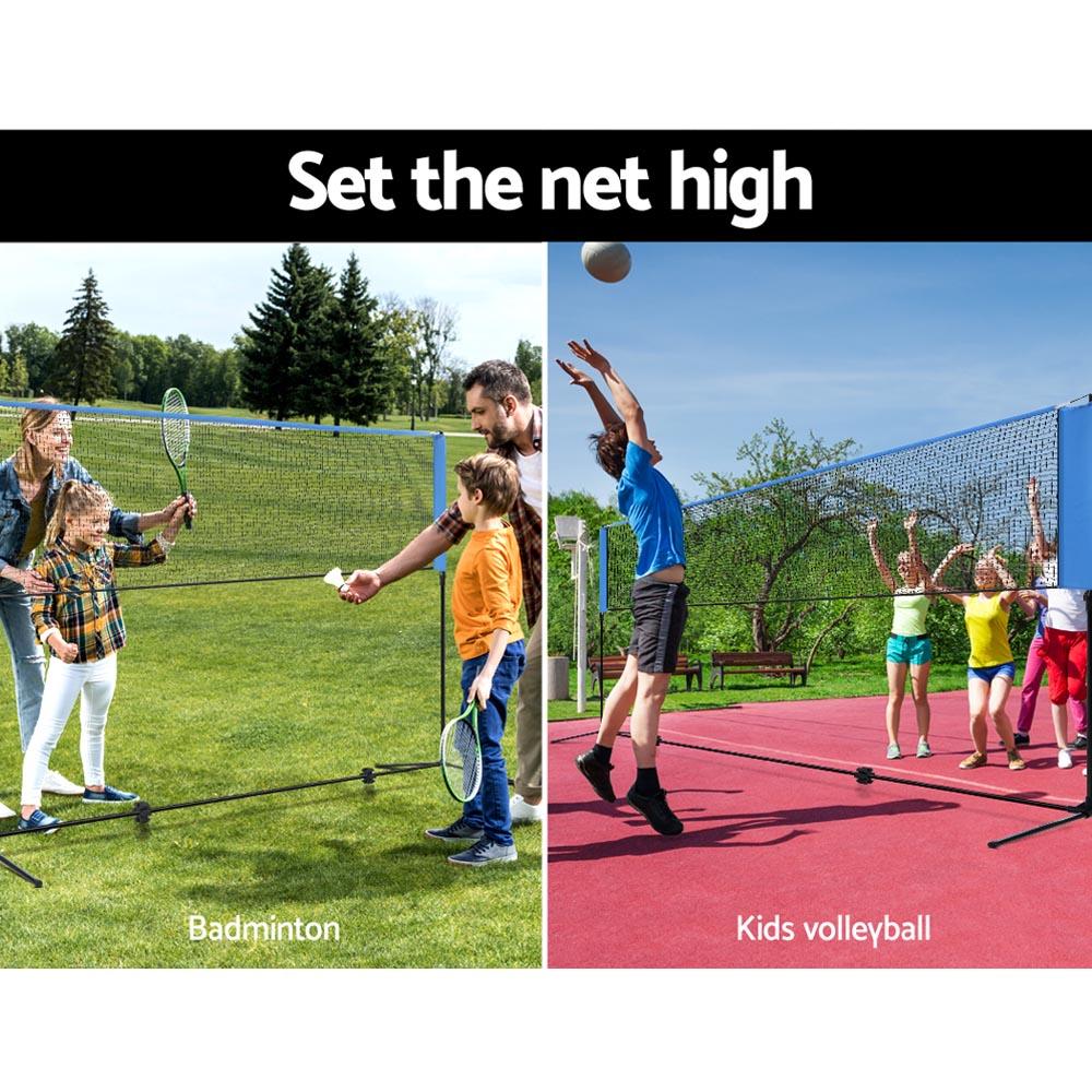 Everfit Portable Sports Net Stand Badminton Volleyball Tennis Soccer