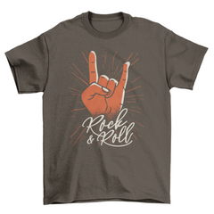 Rock & roll t-shirt design