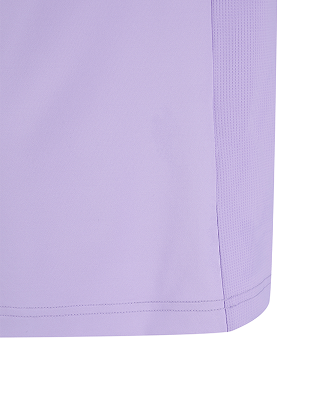 ANEW Golf: Men Back Triangular Point Short T-Shirt - Lavender