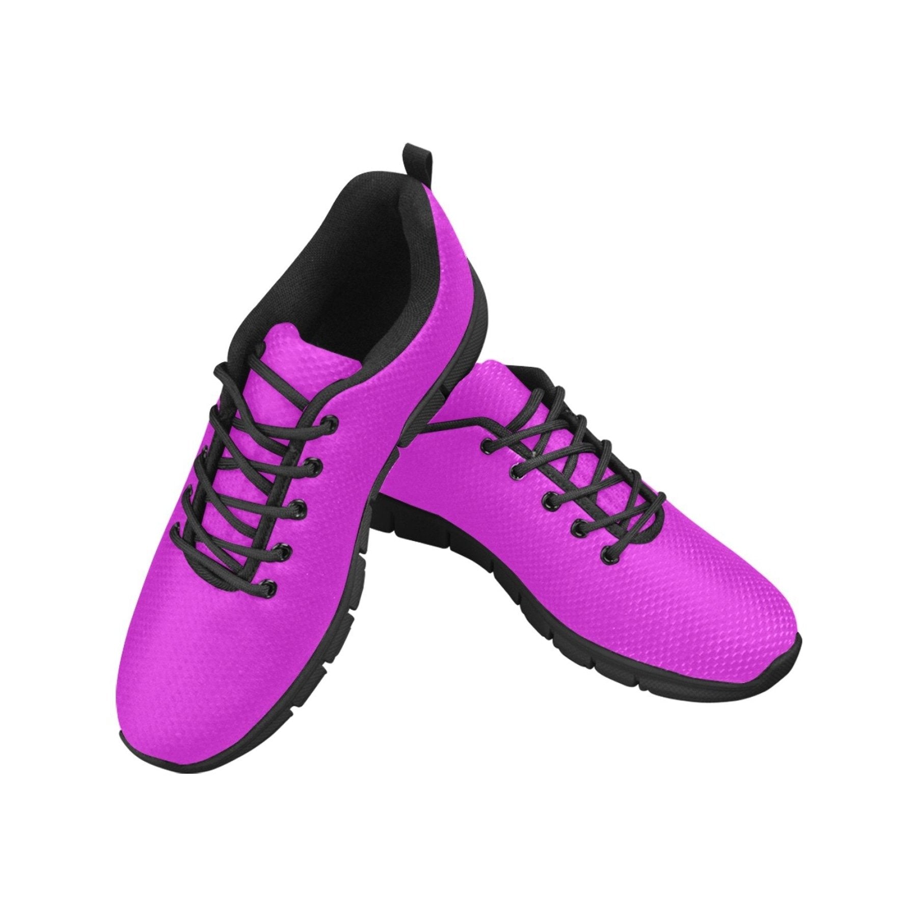 Uniquely You Womens Sneakers, Purple and Black Running Shoes